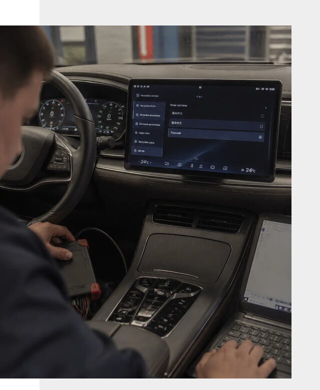 Русификация автомобиля BYD HAN для эксплуатации в Курчатове