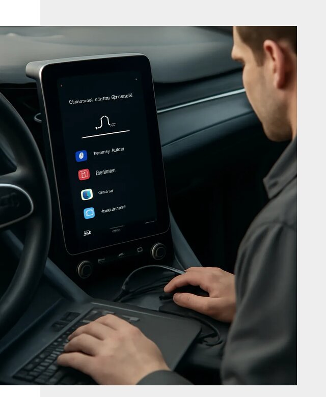 Установка приложений Lynk Co на автомобиль в Курчатове